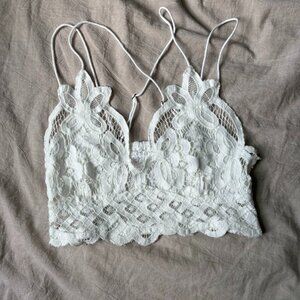 White free people bralette
